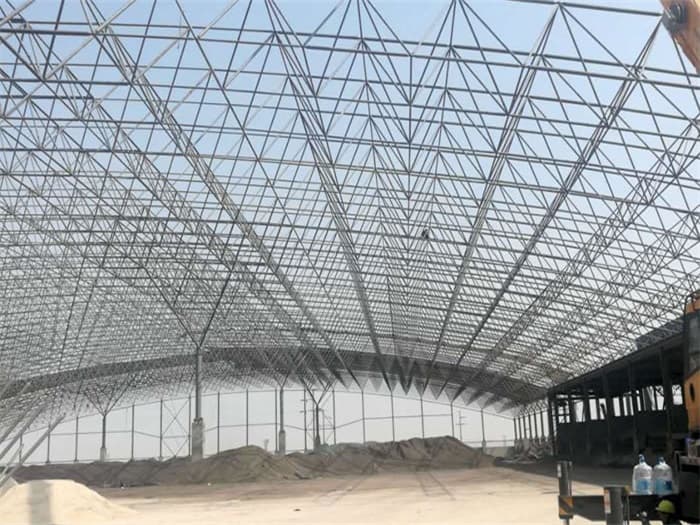 舒兰钢厂料仓网架工程