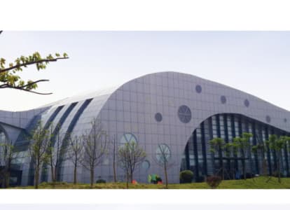 舒兰会议中心外景网架工程